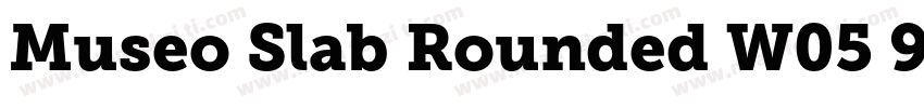 Museo Slab Rounded W05 900字体转换